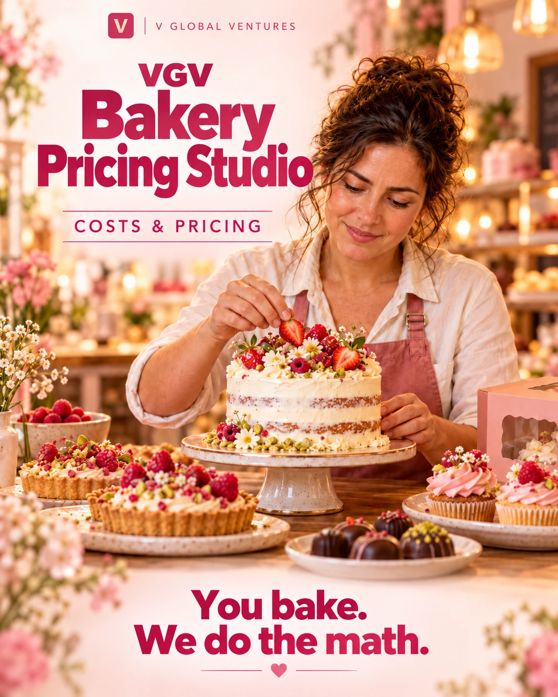 VGV Bakery Pricing Studio cover: You bake. We do the math.